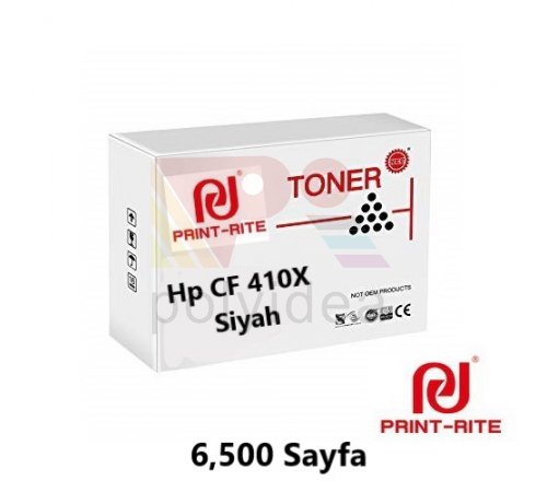 Print-Rite Hp CF410X - TFH092BNLJ - PRINT-RITE TFH092BNLJ - SİYAH TONER