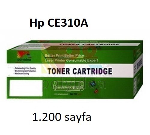 Hp CE310A Siyah.   1.200 Sayfa.