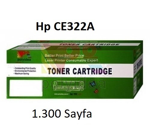 Hp CE322A Sarı.   1.300 Sayfa.