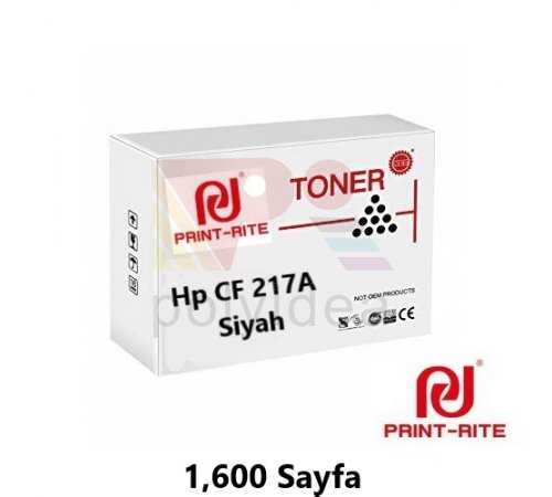 Print-Rite Hp CF217A - TFH193BNLJ - PRINT-RITE TFH193BNLJ - SİYAH TONER