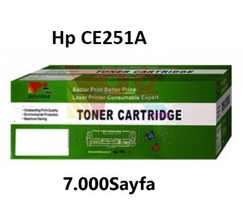 Hp CE251A Mavi Toner.   7.000 Sayfa.