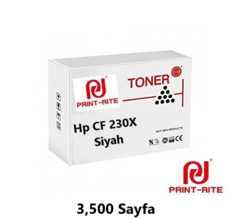 Print-Rite Hp CF230X - TFH243BWHJ - PRINT-RITE TFH243BWHJ - SİYAH TONER