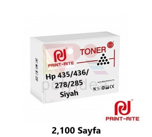 Print-Rite Hp 285A / 435A / 436A / 278A - TFHAESBNLJ - PRINT-RITE TFHAESBNLJ - SİYAH TONER