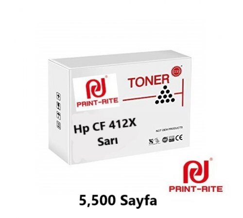 Print-Rite Hp CF412X - TFH094YNLJ - PRINT-RITE TFH094YNLJ - SARI TONER